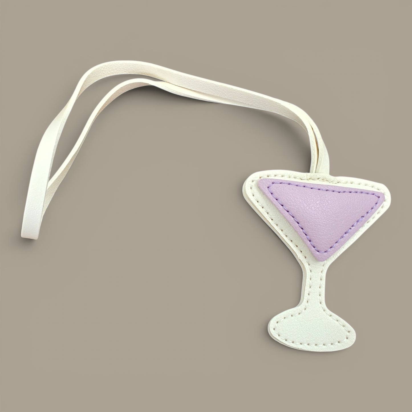 KIU Cocktail Glass Bag Charm