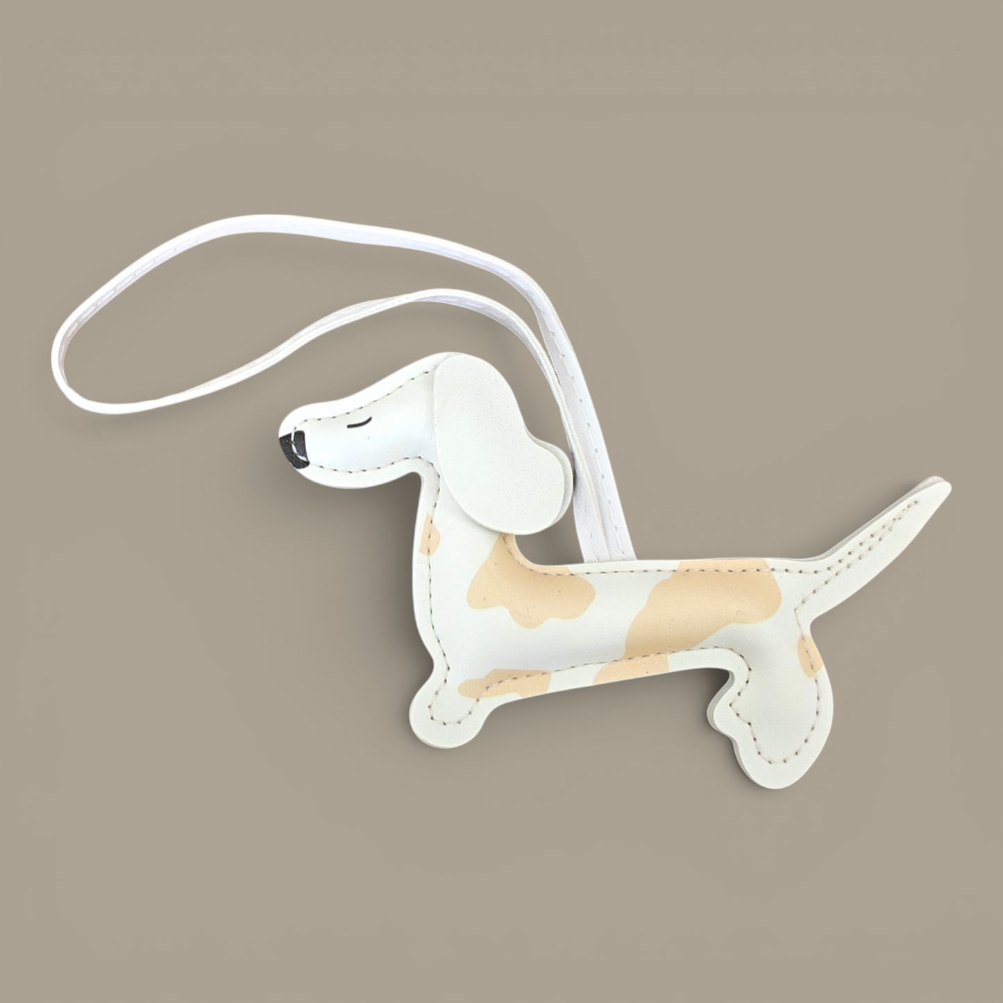 KIU Spotted Dachshund Dog Bag Charm