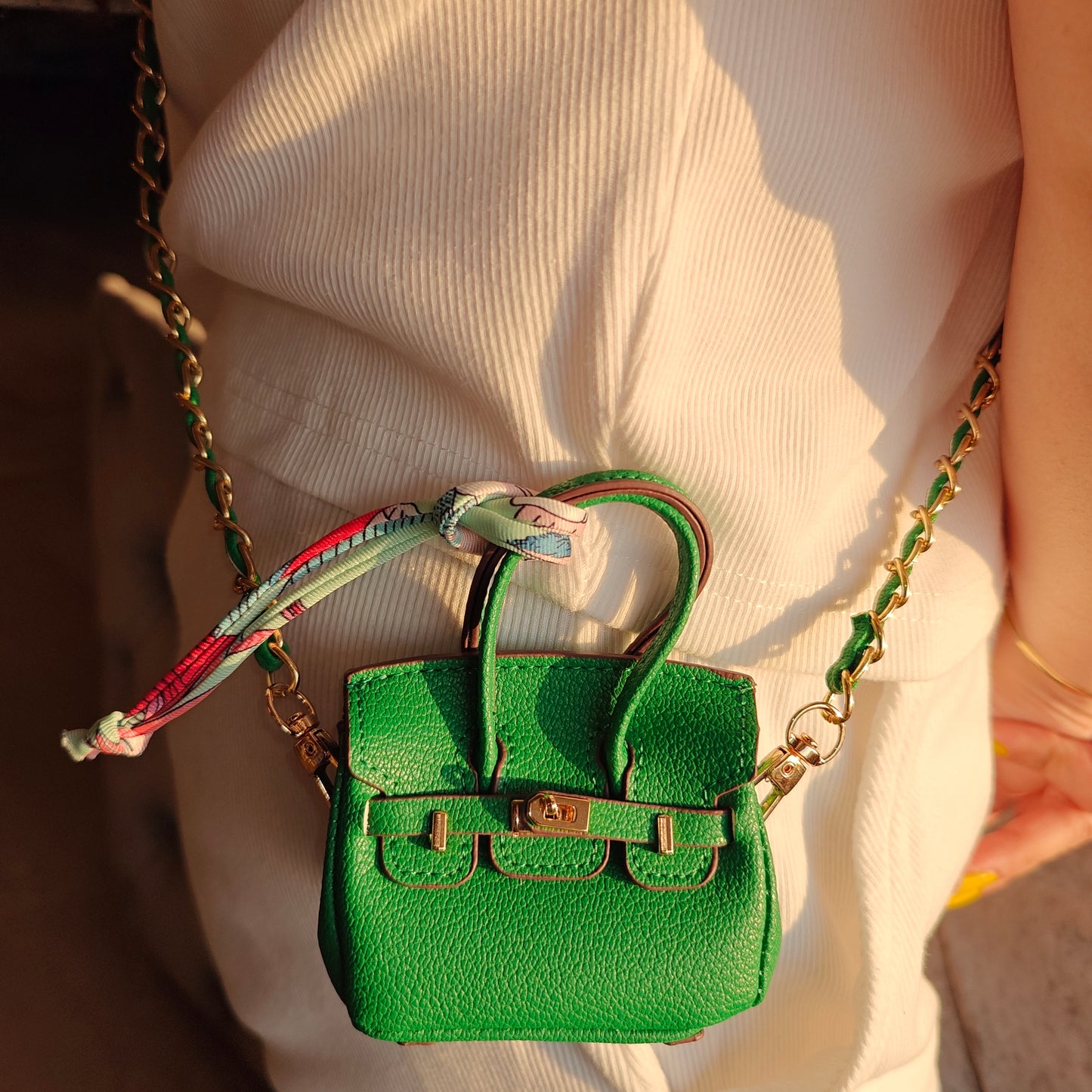 Luxury Mini Crossbody Bag Charm