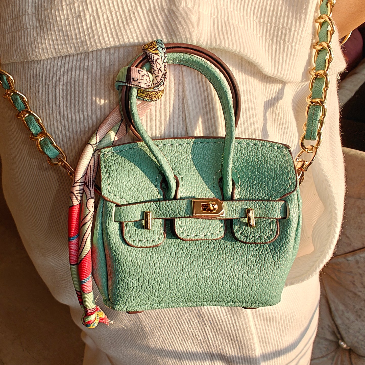 Luxury Mini Crossbody Bag Charm