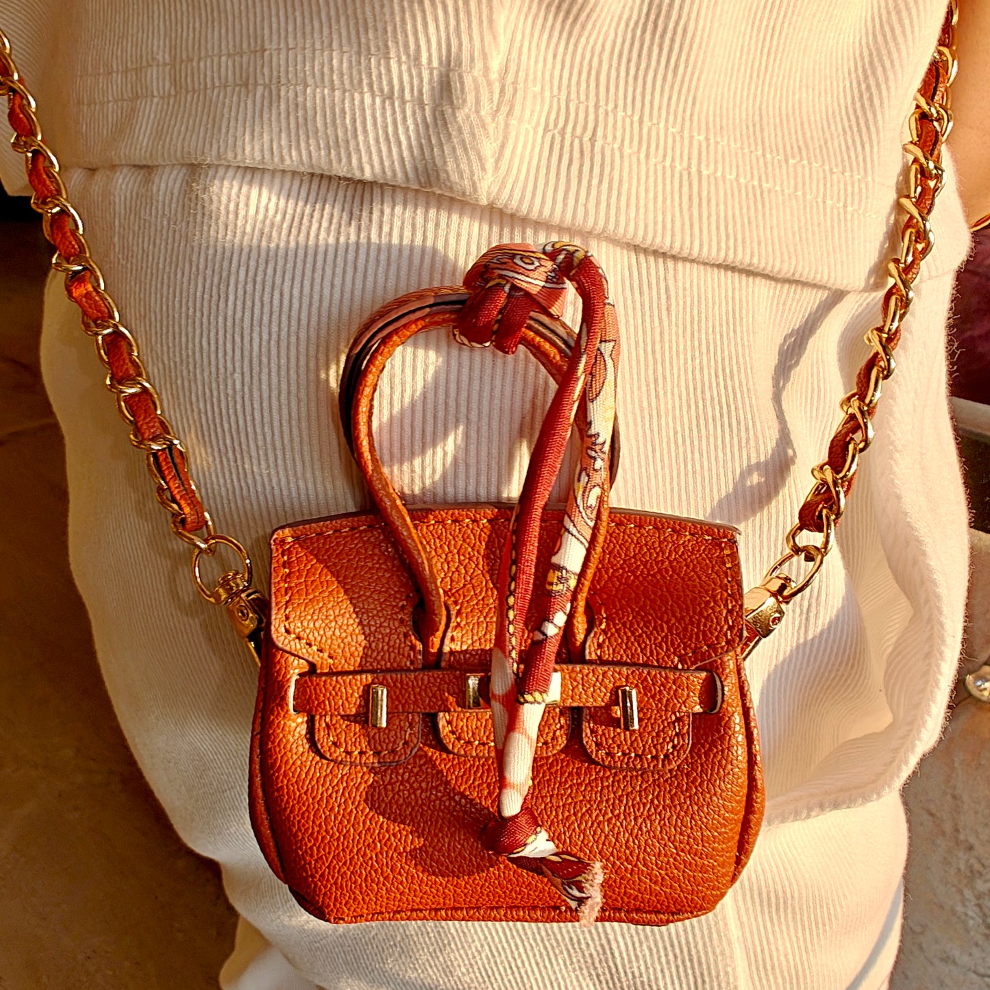 Luxury Mini Crossbody Bag Charm
