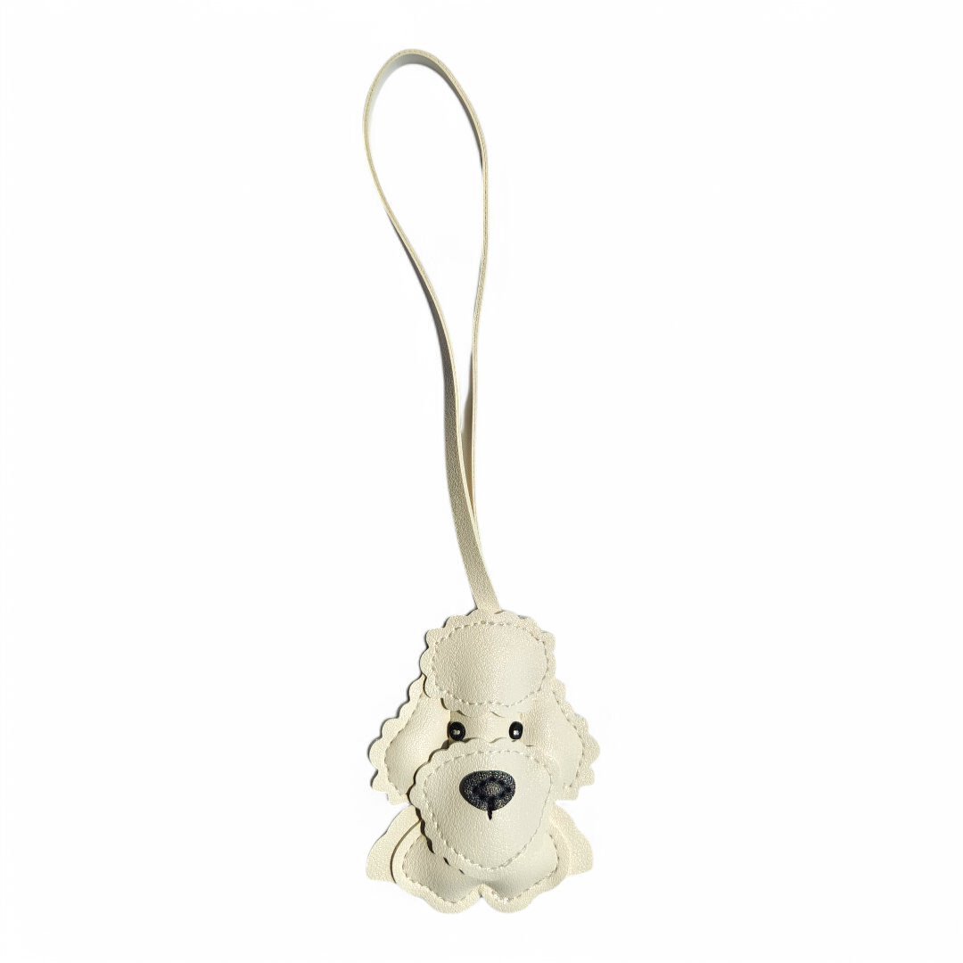 Poodle Dog Bag Charm