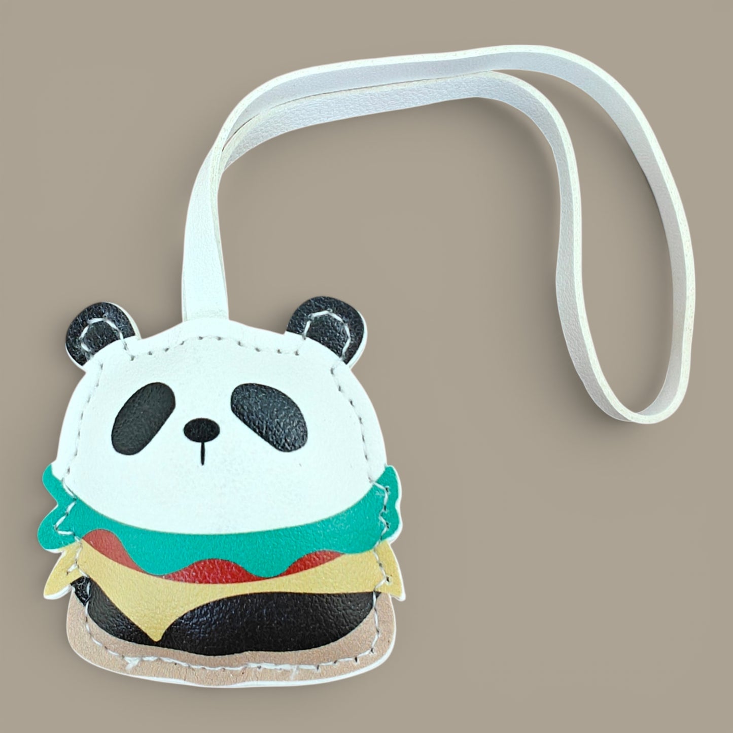 KIU Burger Panda Bag Charm