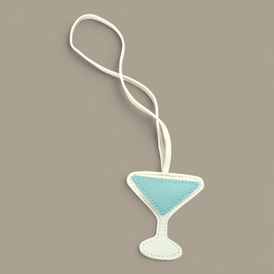 KIU Cocktail Glass Bag Charm