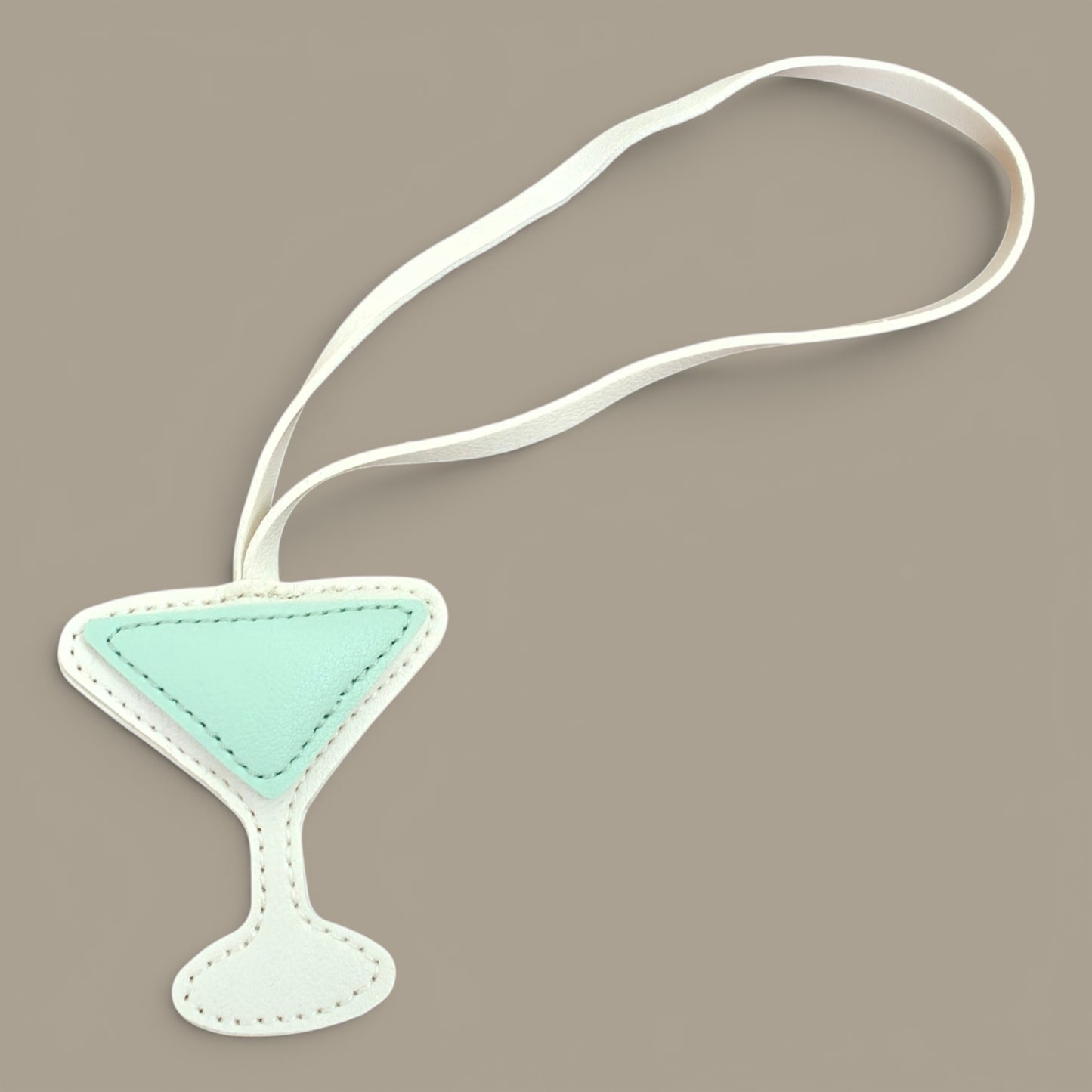 KIU Cocktail Glass Bag Charm