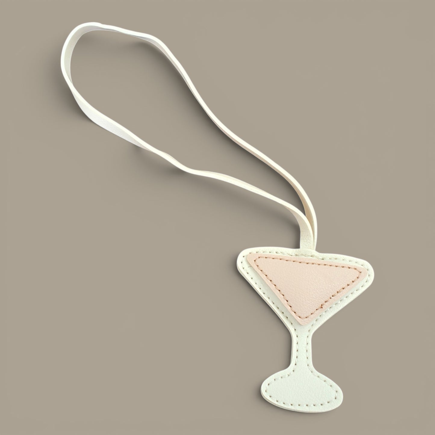 KIU Cocktail Glass Bag Charm