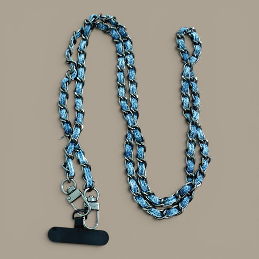 KIU Crossbody Denim Mobile Strap