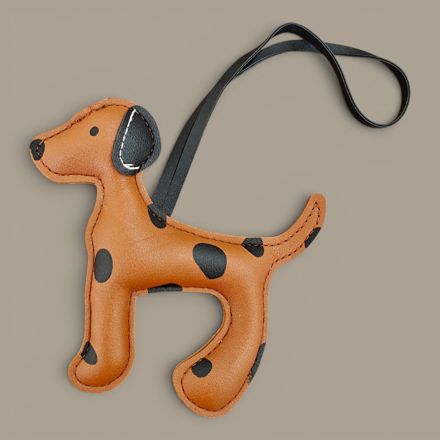 KIU Cute Dalmatian Dog Bag Charm