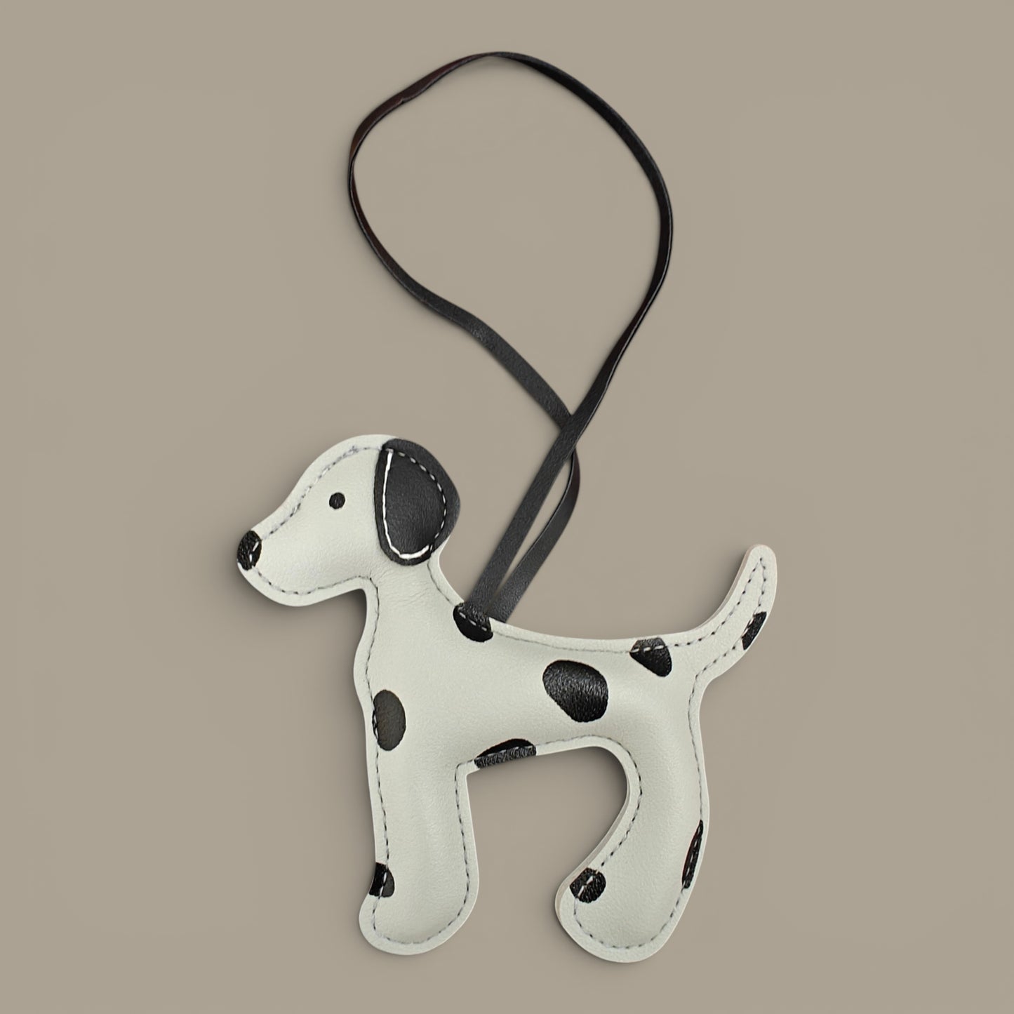 KIU Cute Dalmatian Dog Bag Charm