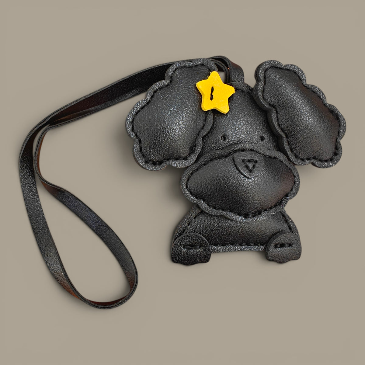 KIU Cute Poodle Dog Bag Charm