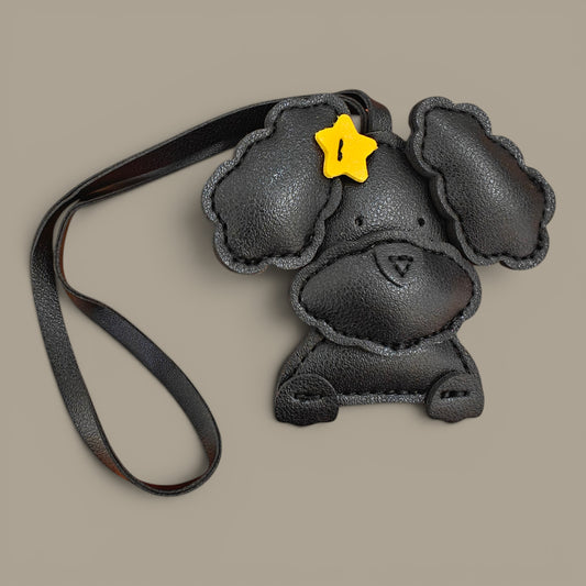 KIU Cute Poodle Dog Bag Charm