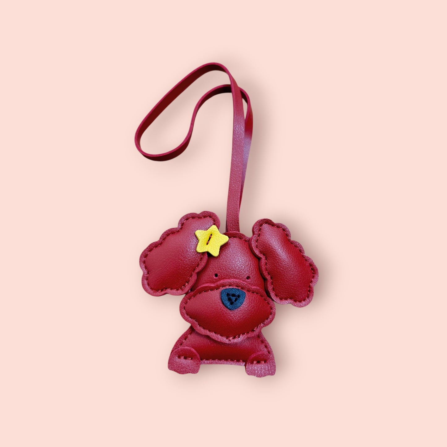KIU Cute Poodle Dog Bag Charm