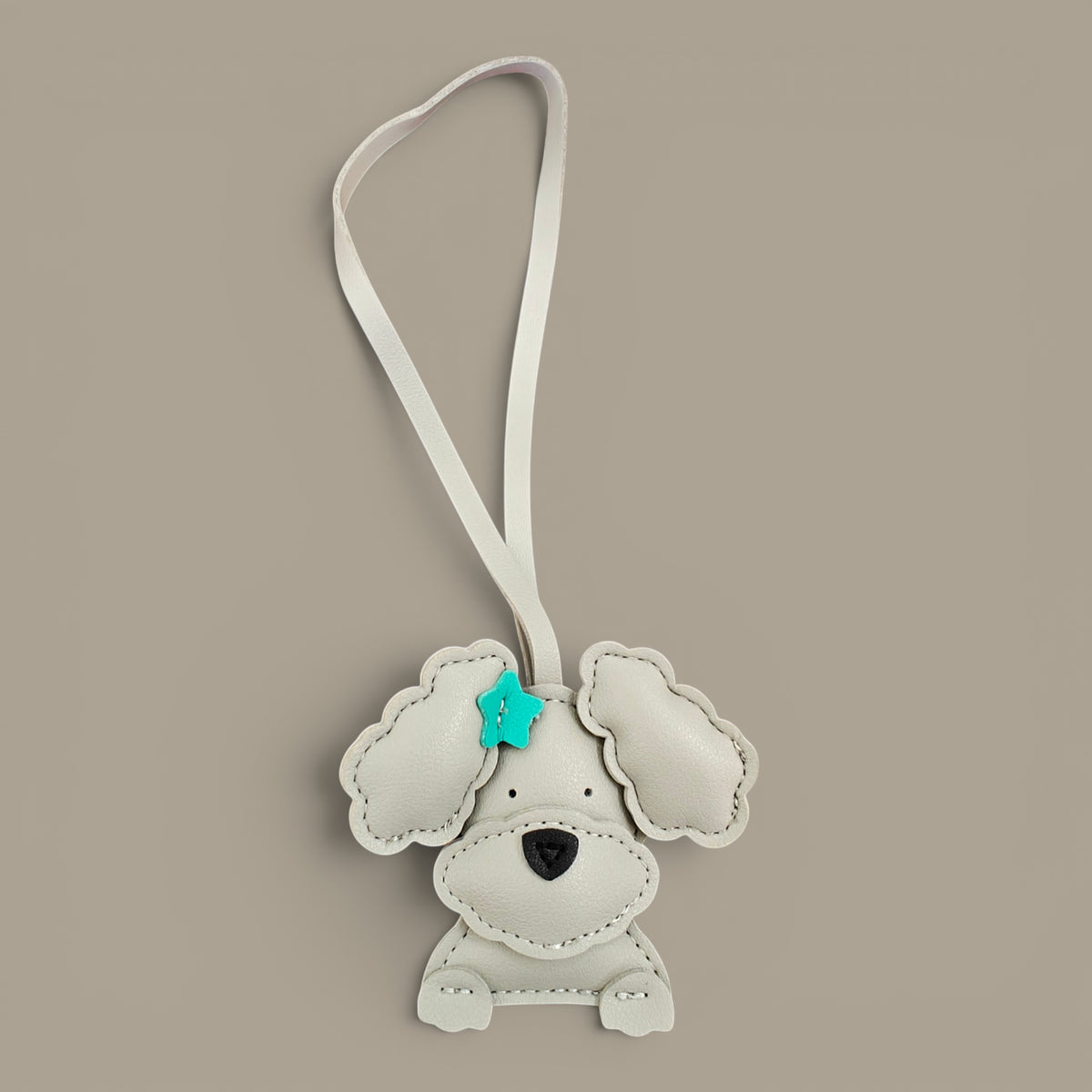 KIU Cute Poodle Dog Bag Charm