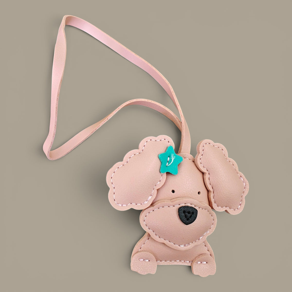 KIU Cute Poodle Dog Bag Charm