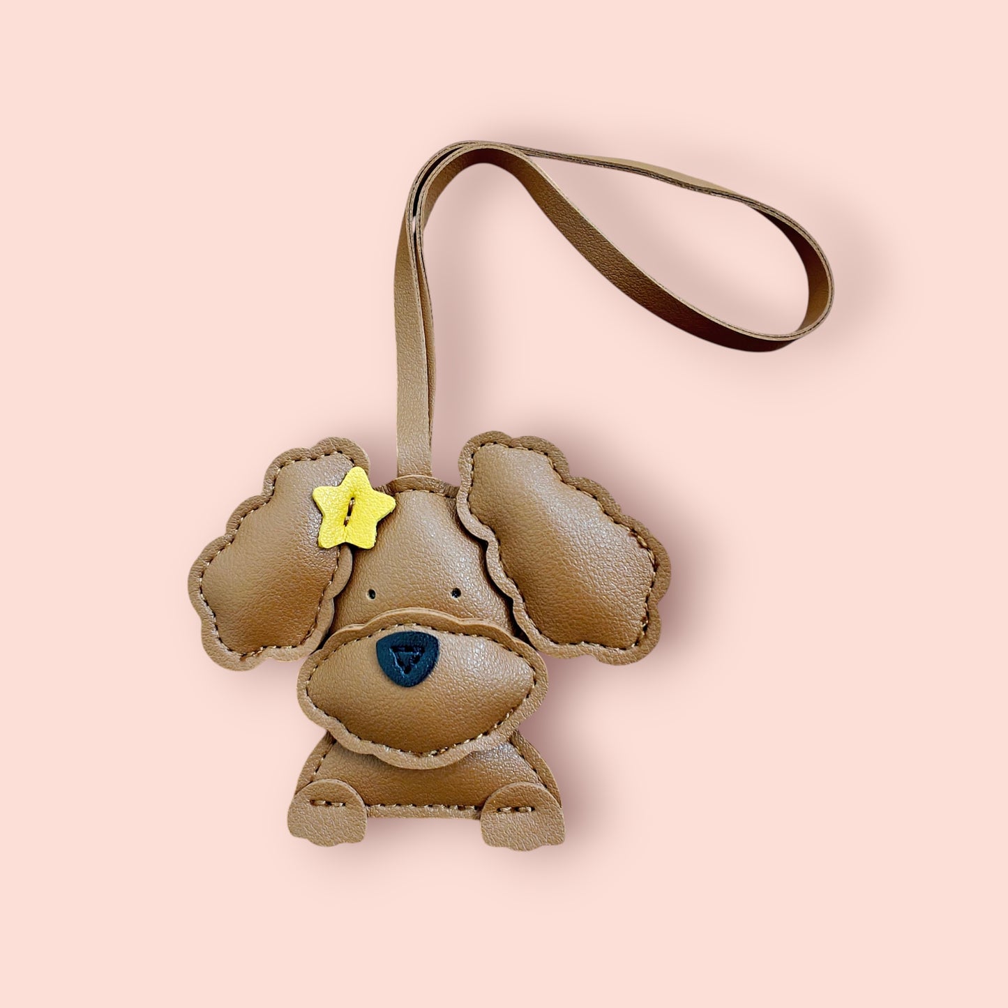 KIU Cute Poodle Dog Bag Charm