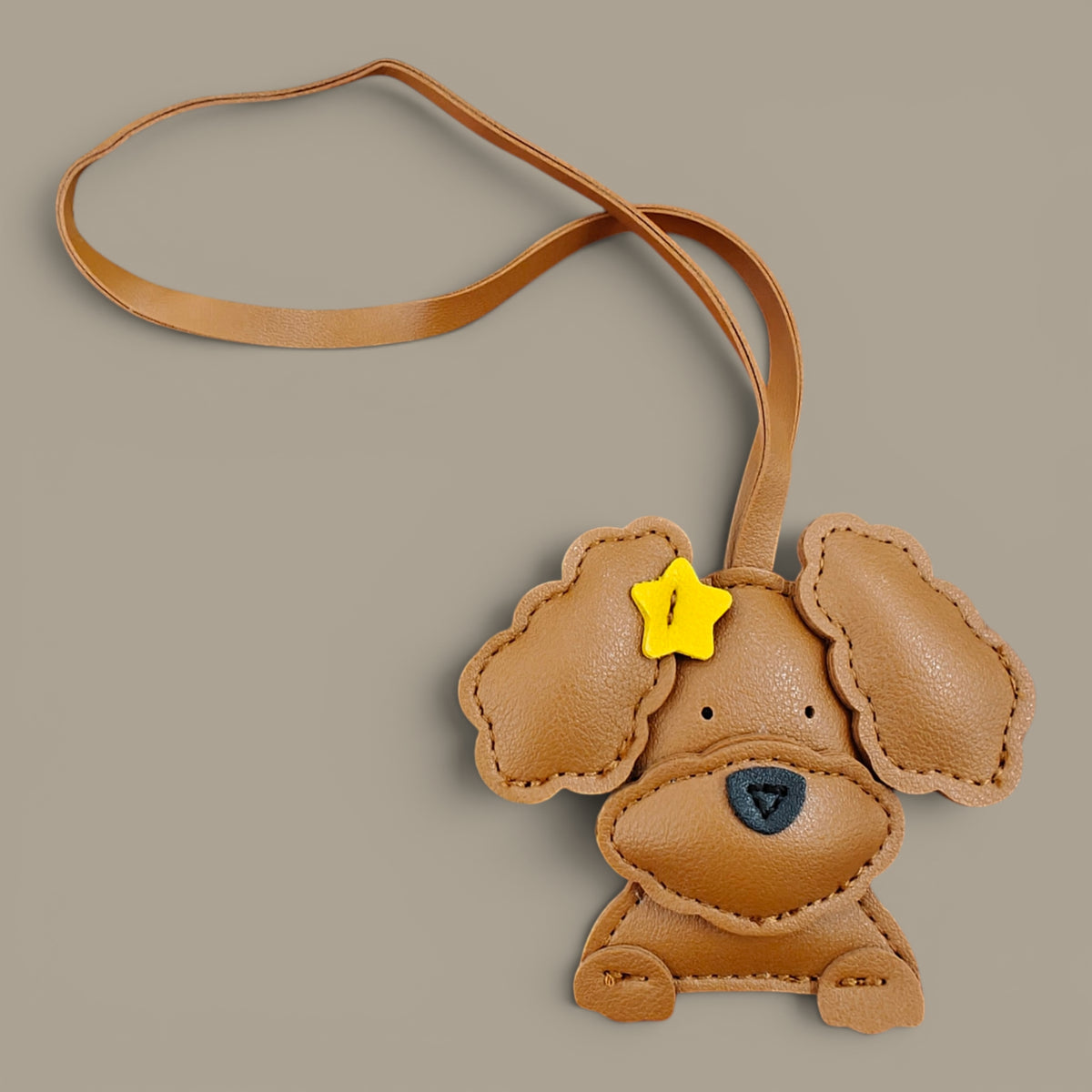 KIU Cute Poodle Dog Bag Charm