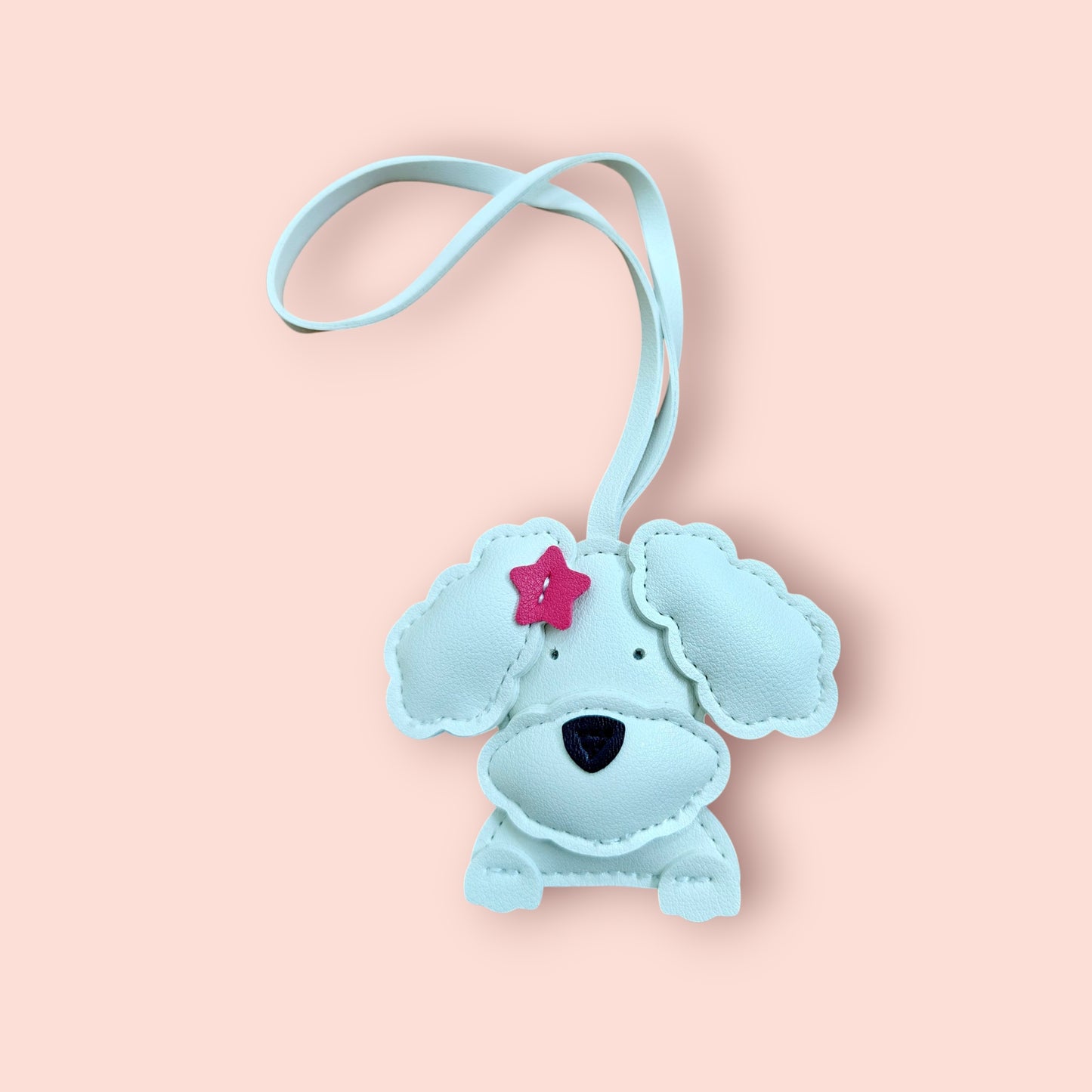 KIU Cute Poodle Dog Bag Charm