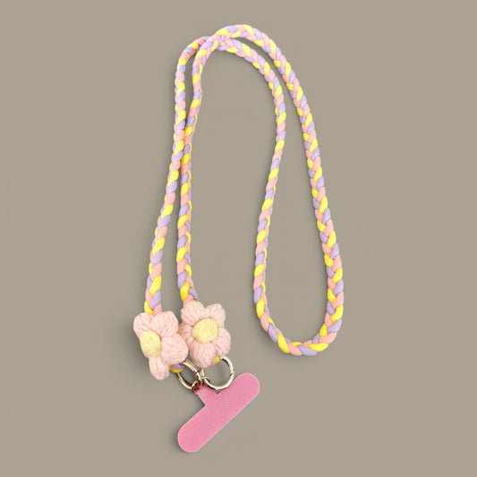 KIU Flower Crossbody Mobile Strap
