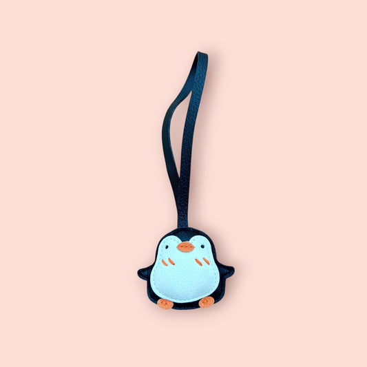 KIU Fluffy Penguin Bag Charm