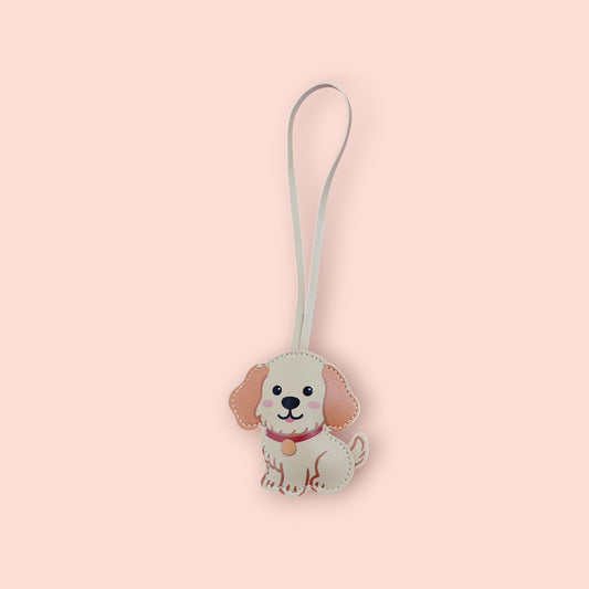KIU Golden Retriever Dog Bag Charm