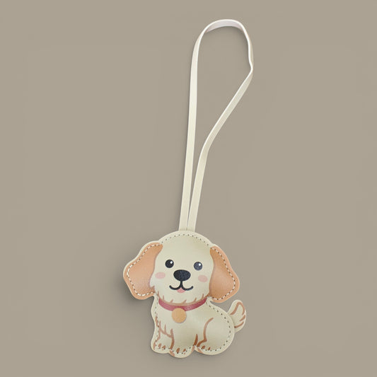 KIU Golden Retriever Dog Bag Charm