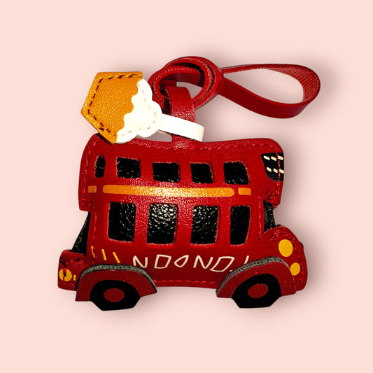 KIU London Double Decker Bus Bag Charm