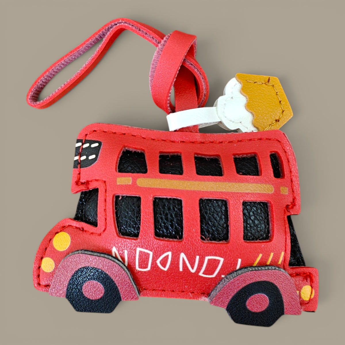 KIU London Double Decker Bus Bag Charm