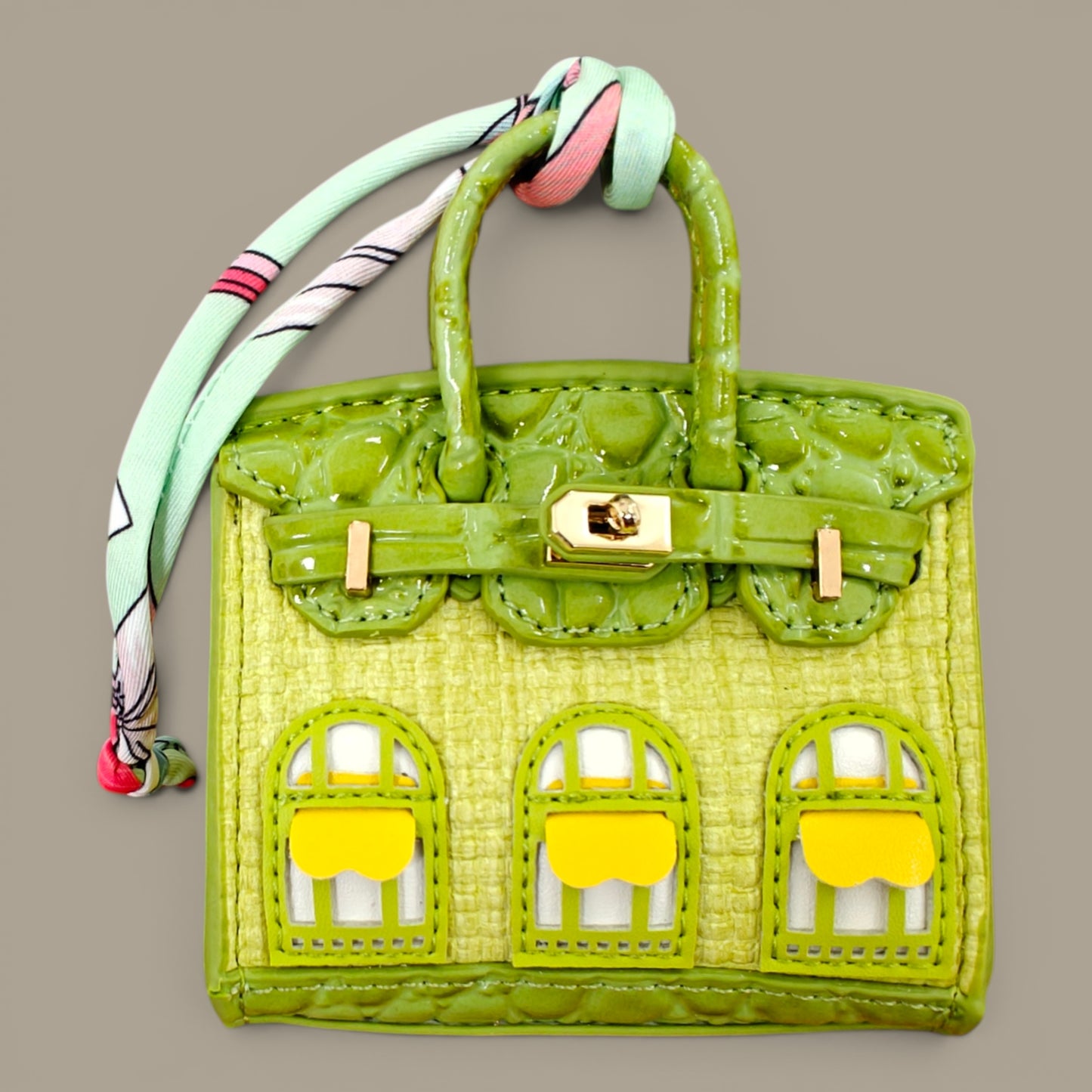 KIU Luxury Mini Bag Charm Curve