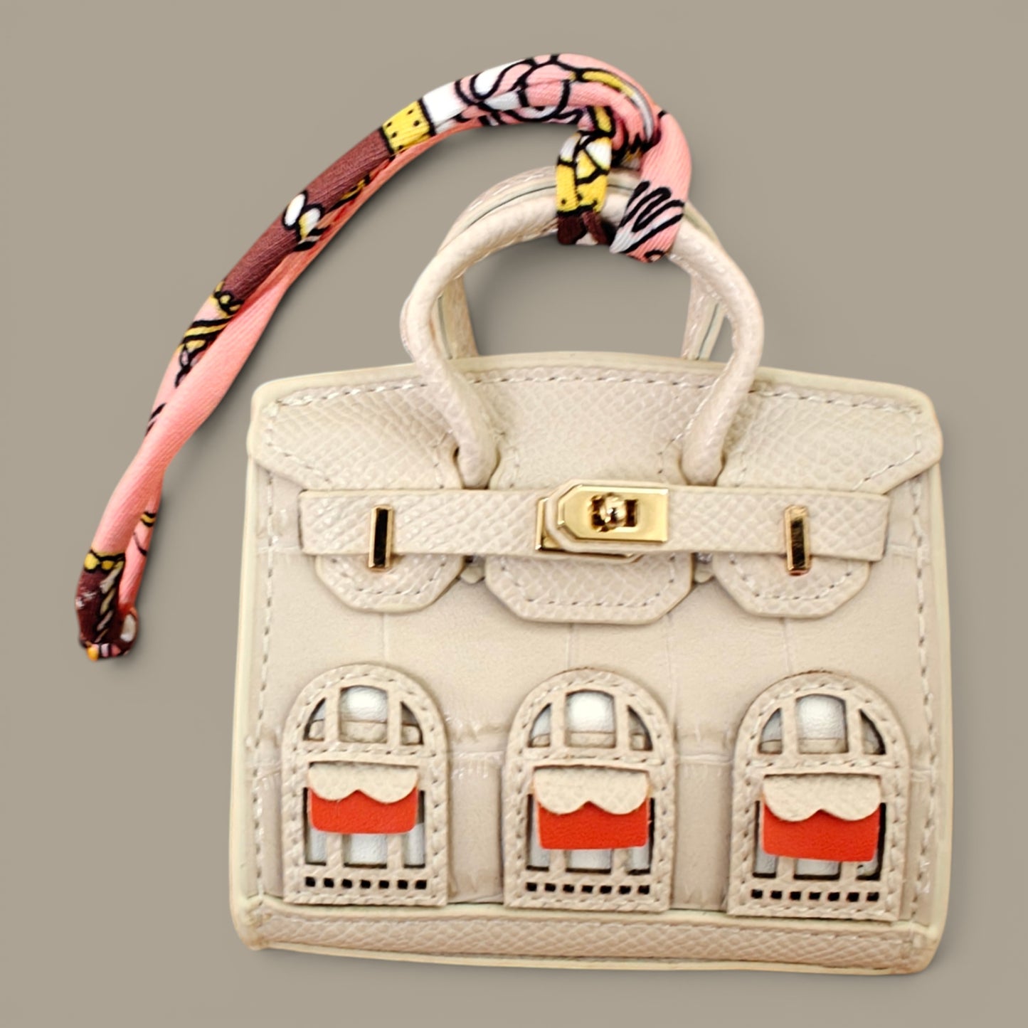 KIU Luxury Mini Bag Charm Curve