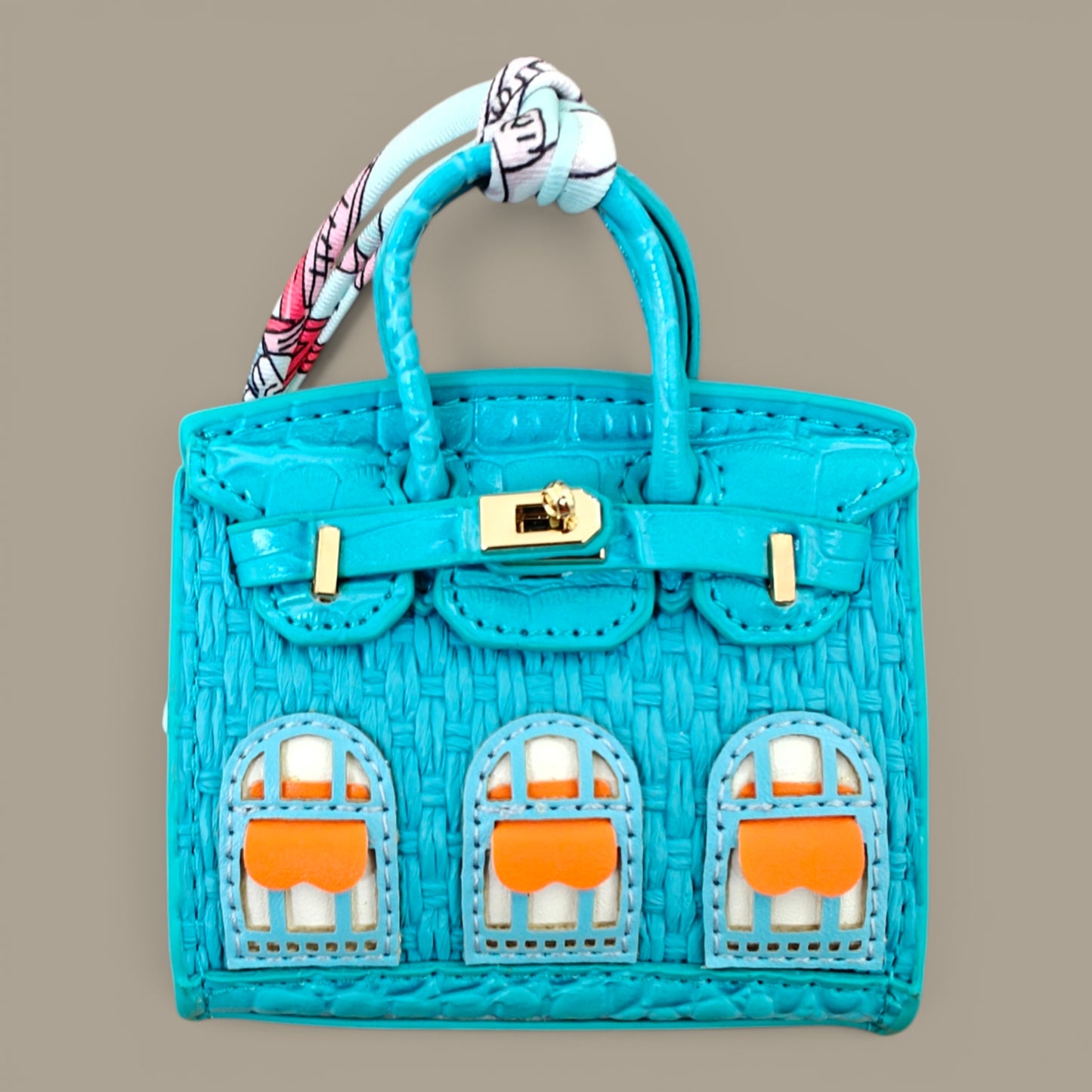 KIU Luxury Mini Bag Charm Curve