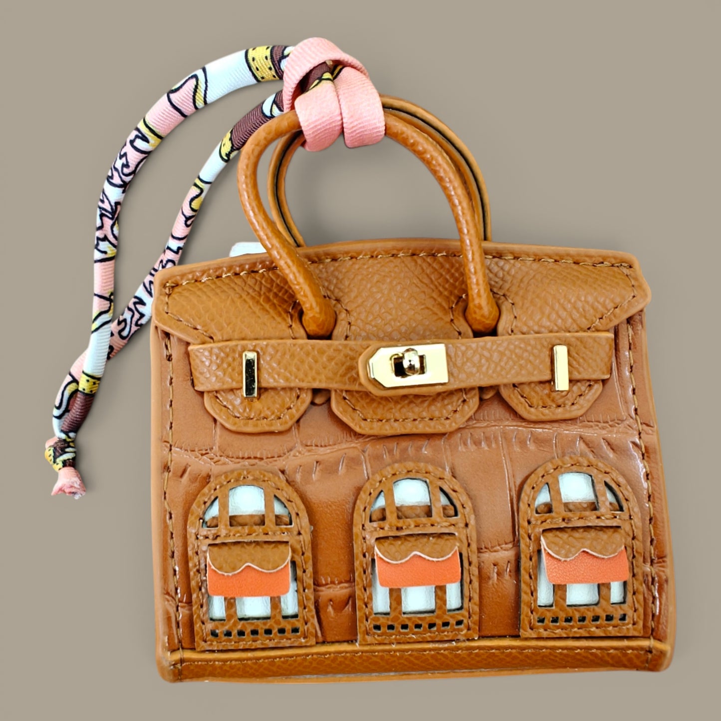 KIU Luxury Mini Bag Charm Curve