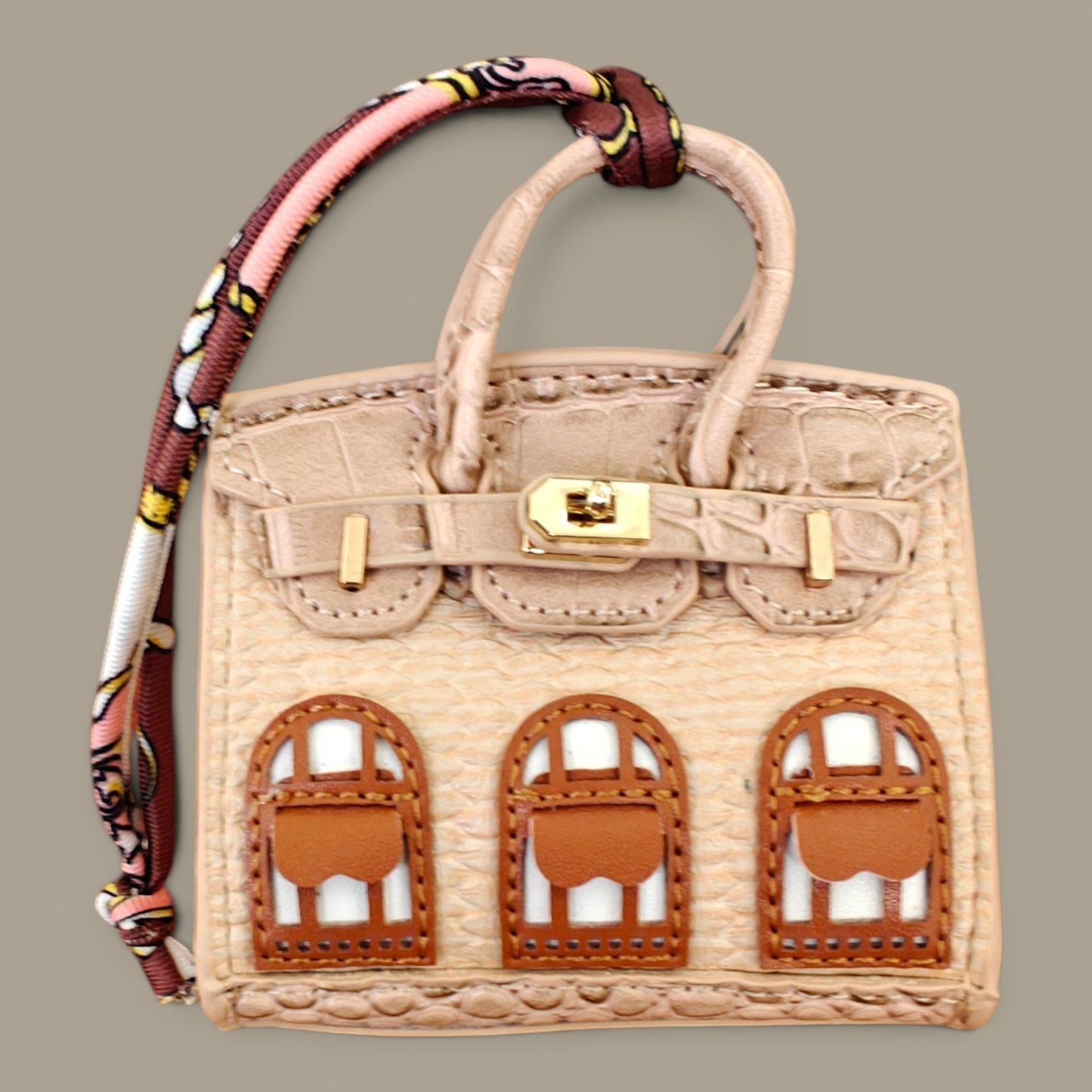 KIU Luxury Mini Bag Charm Curve