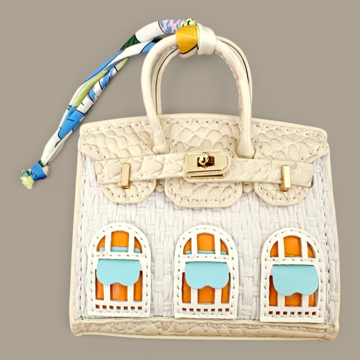 KIU Luxury Mini Bag Charm Curve