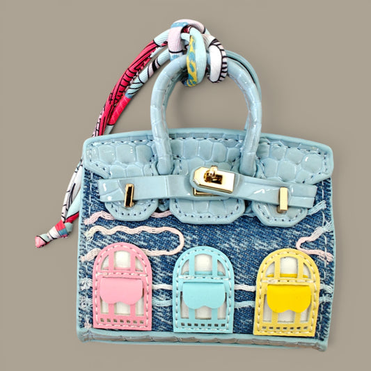 KIU Luxury Mini Bag Charm Curve