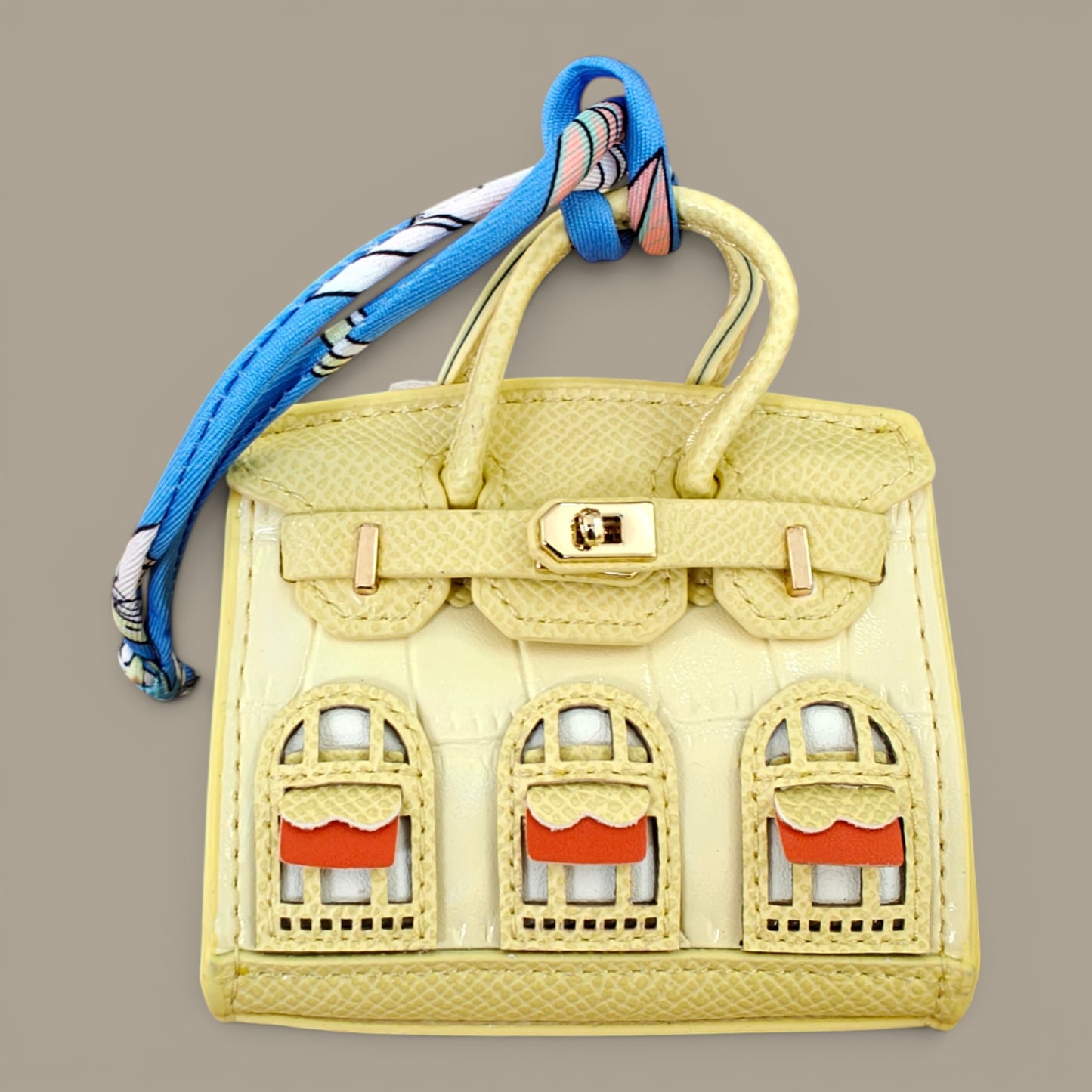 KIU Luxury Mini Bag Charm Curve