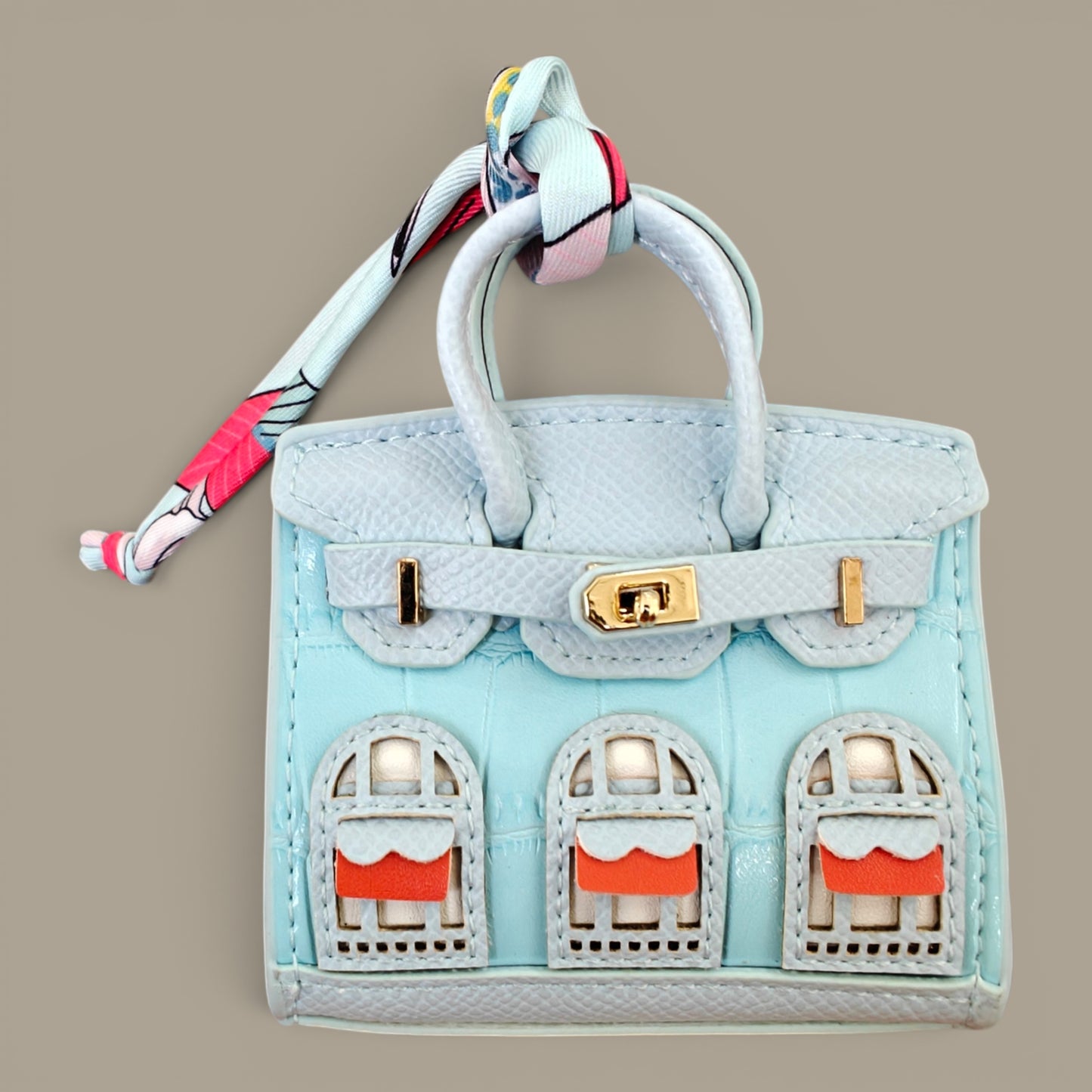 KIU Luxury Mini Bag Charm Curve