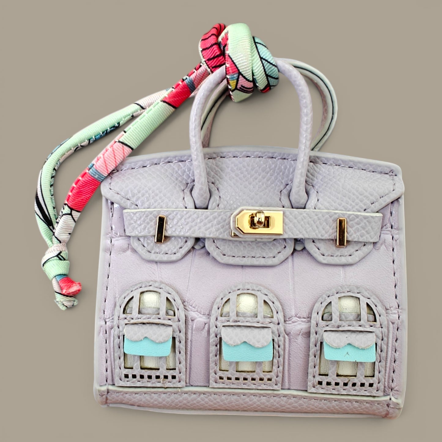 KIU Luxury Mini Bag Charm Curve