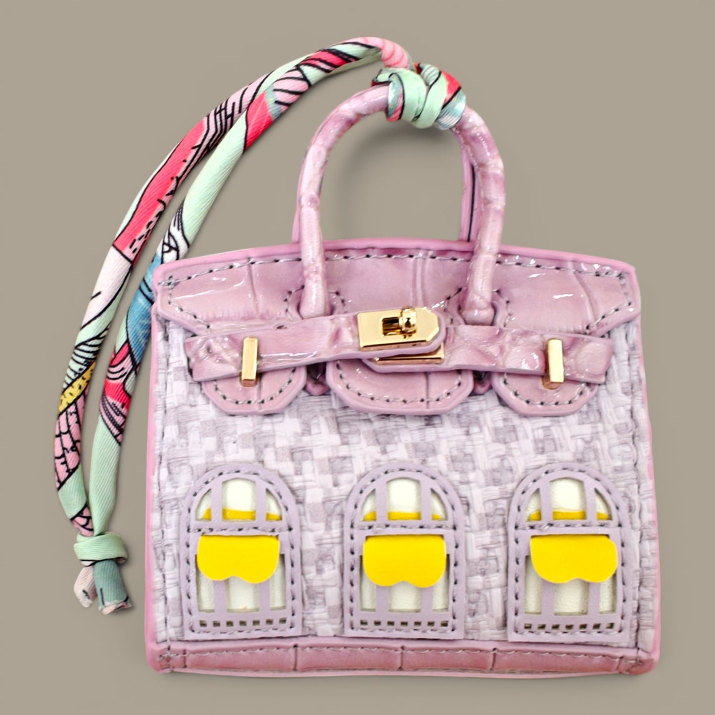 KIU Luxury Mini Bag Charm Curve