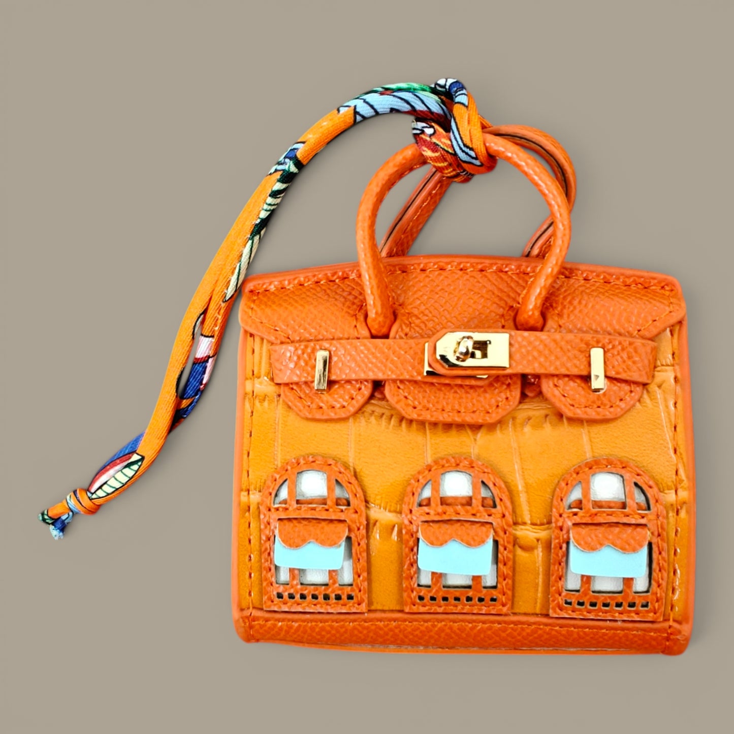 KIU Luxury Mini Bag Charm Curve