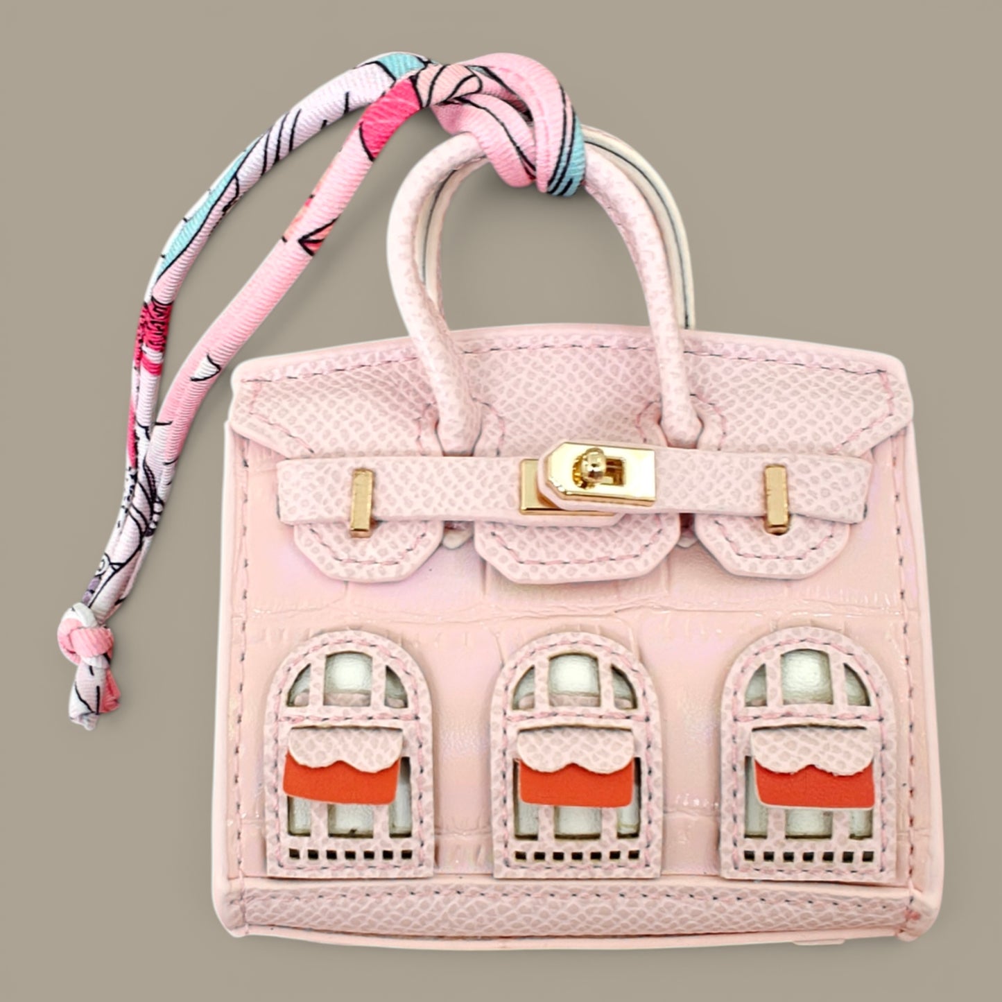 KIU Luxury Mini Bag Charm Curve