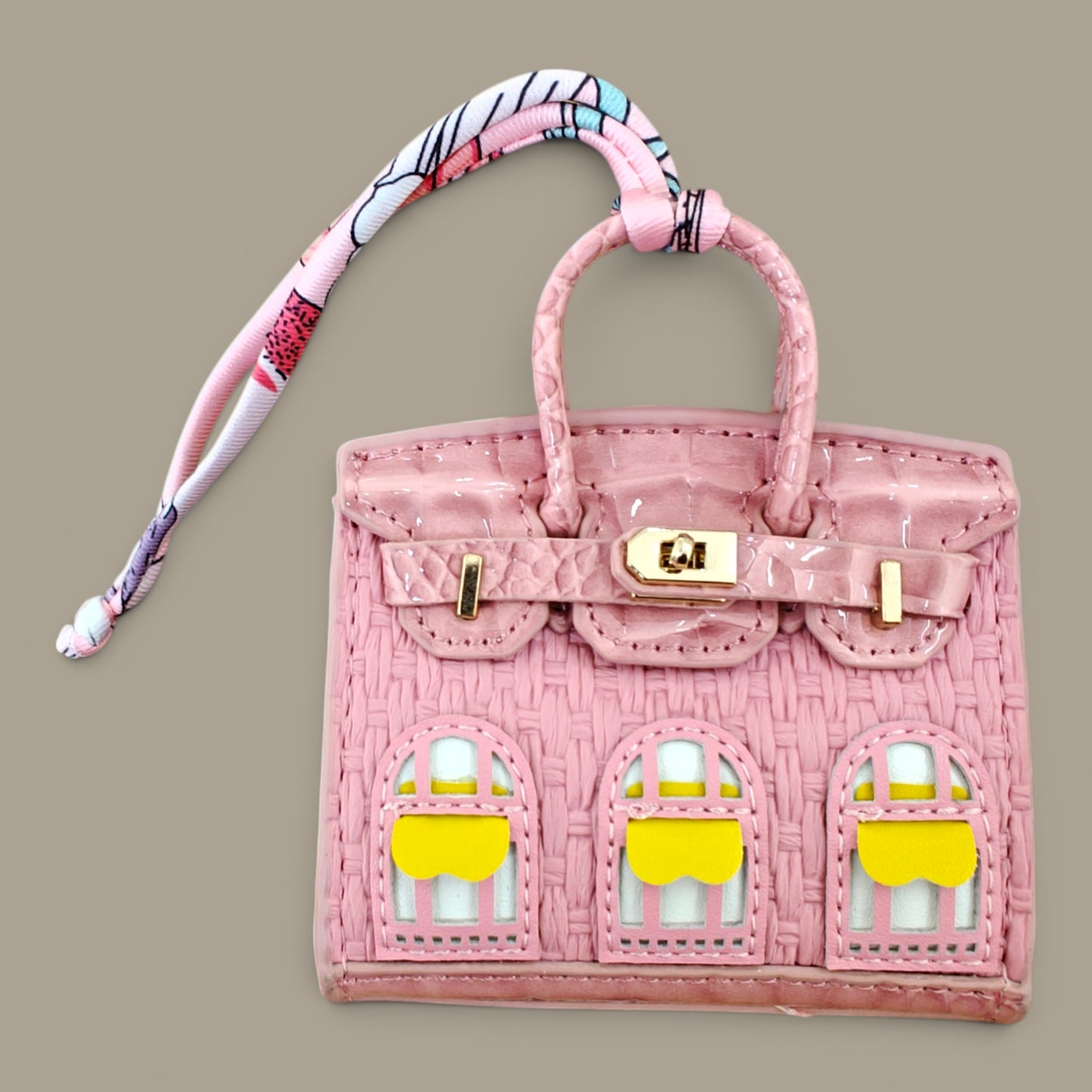 KIU Luxury Mini Bag Charm Curve