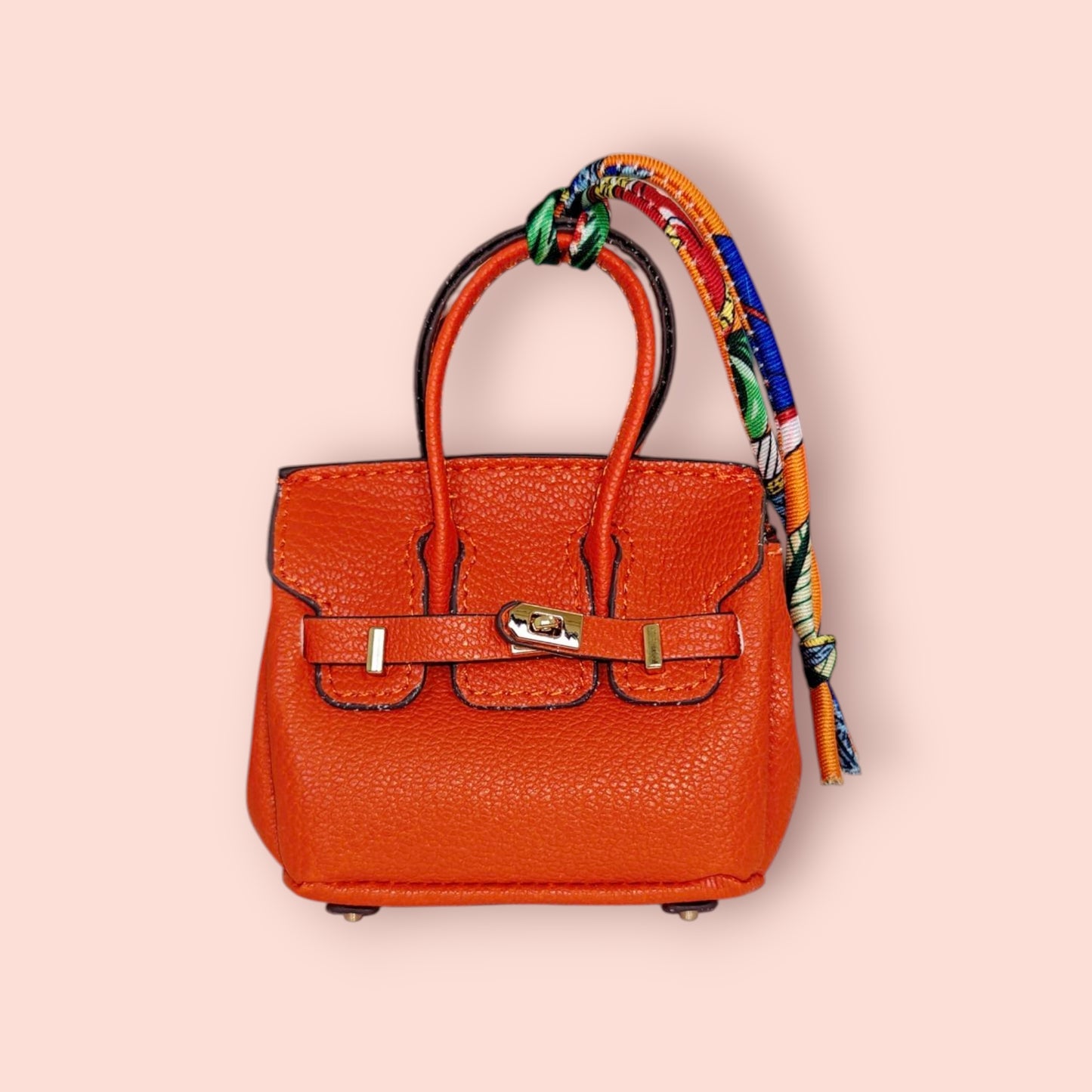 KIU Luxury Mini Bag Charm Solid