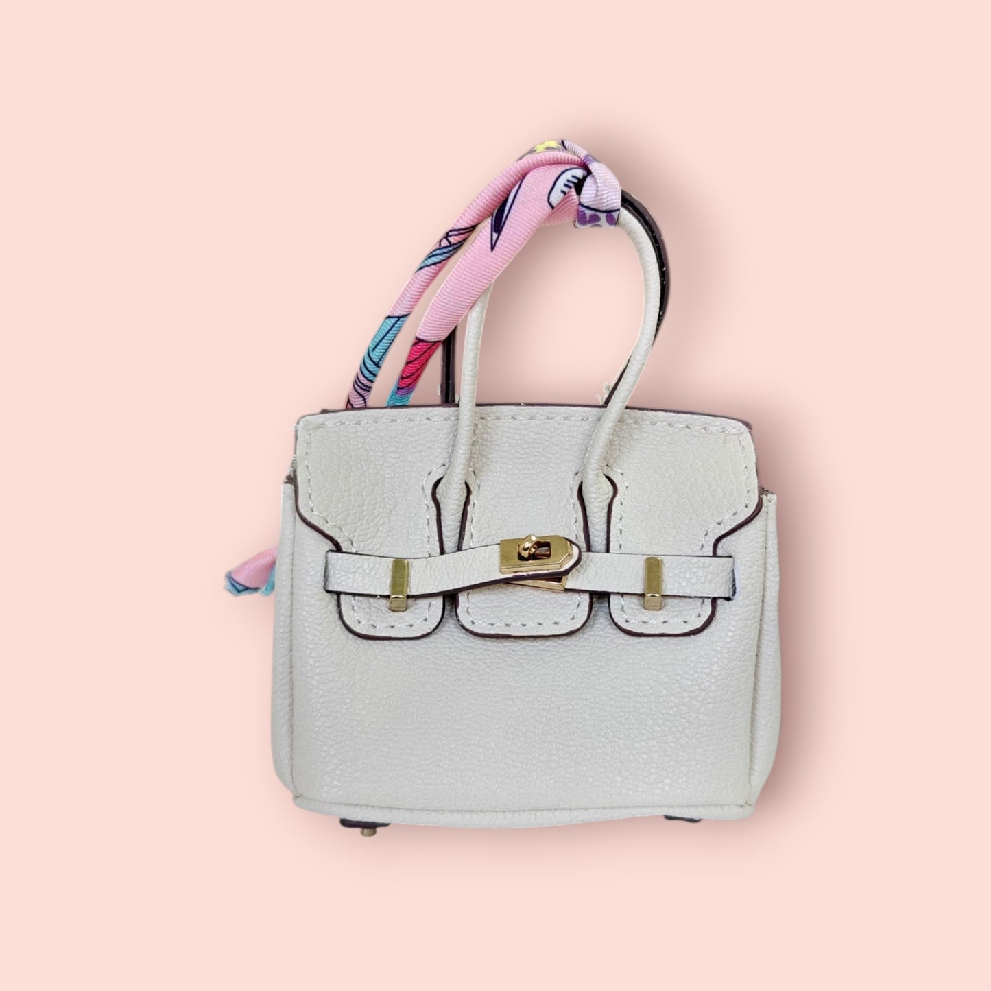 KIU Luxury Mini Bag Charm Solid