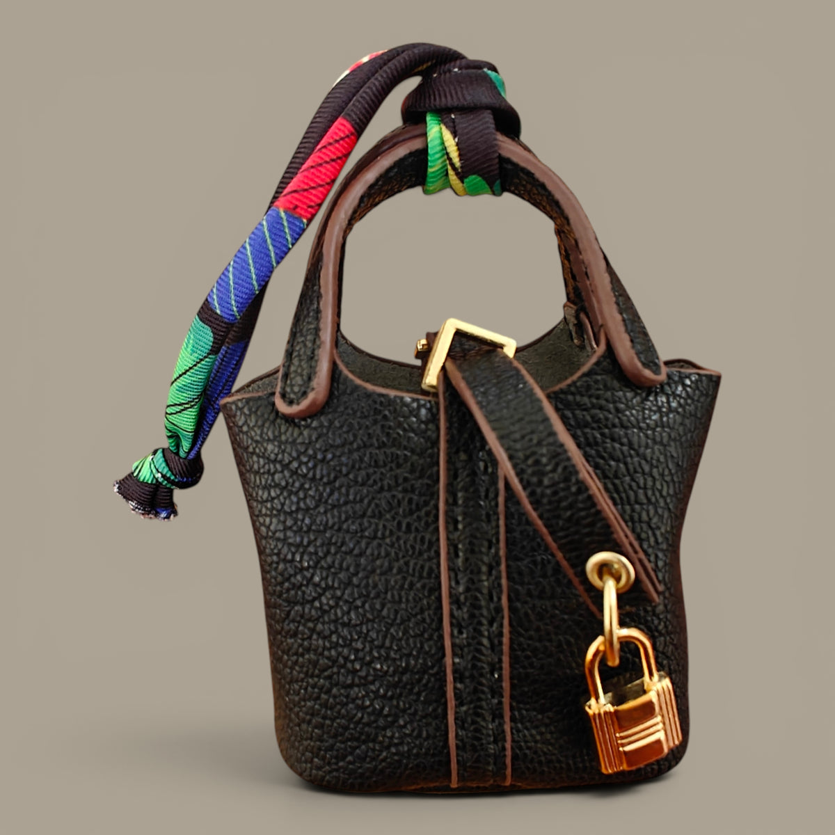KIU Luxury Mini Lock Bag Charm