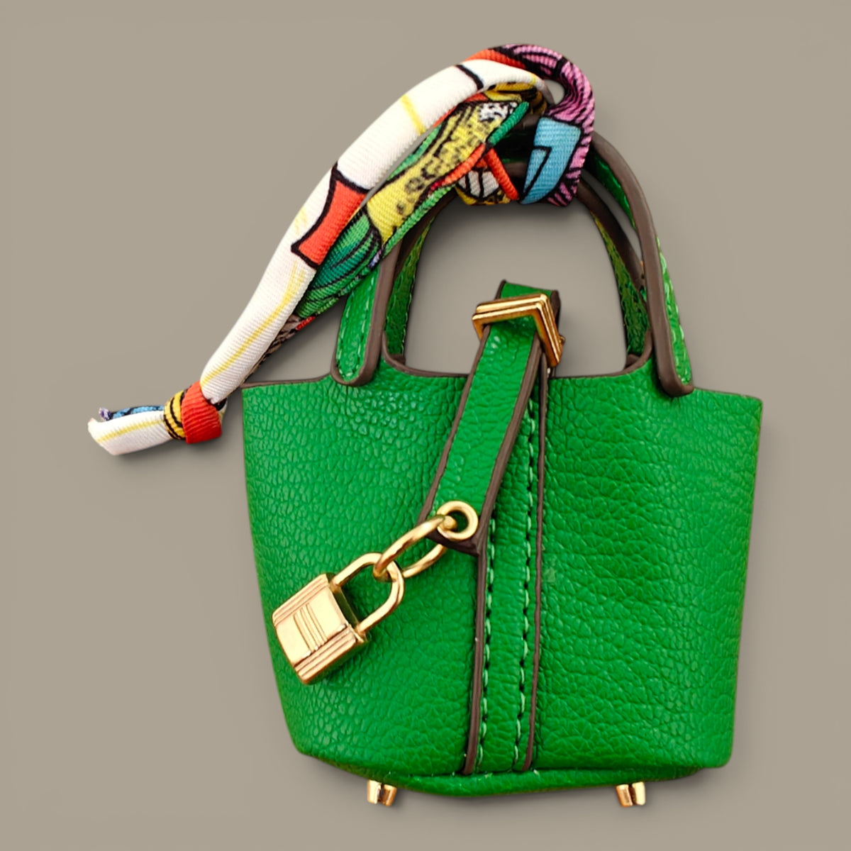 KIU Luxury Mini Lock Bag Charm