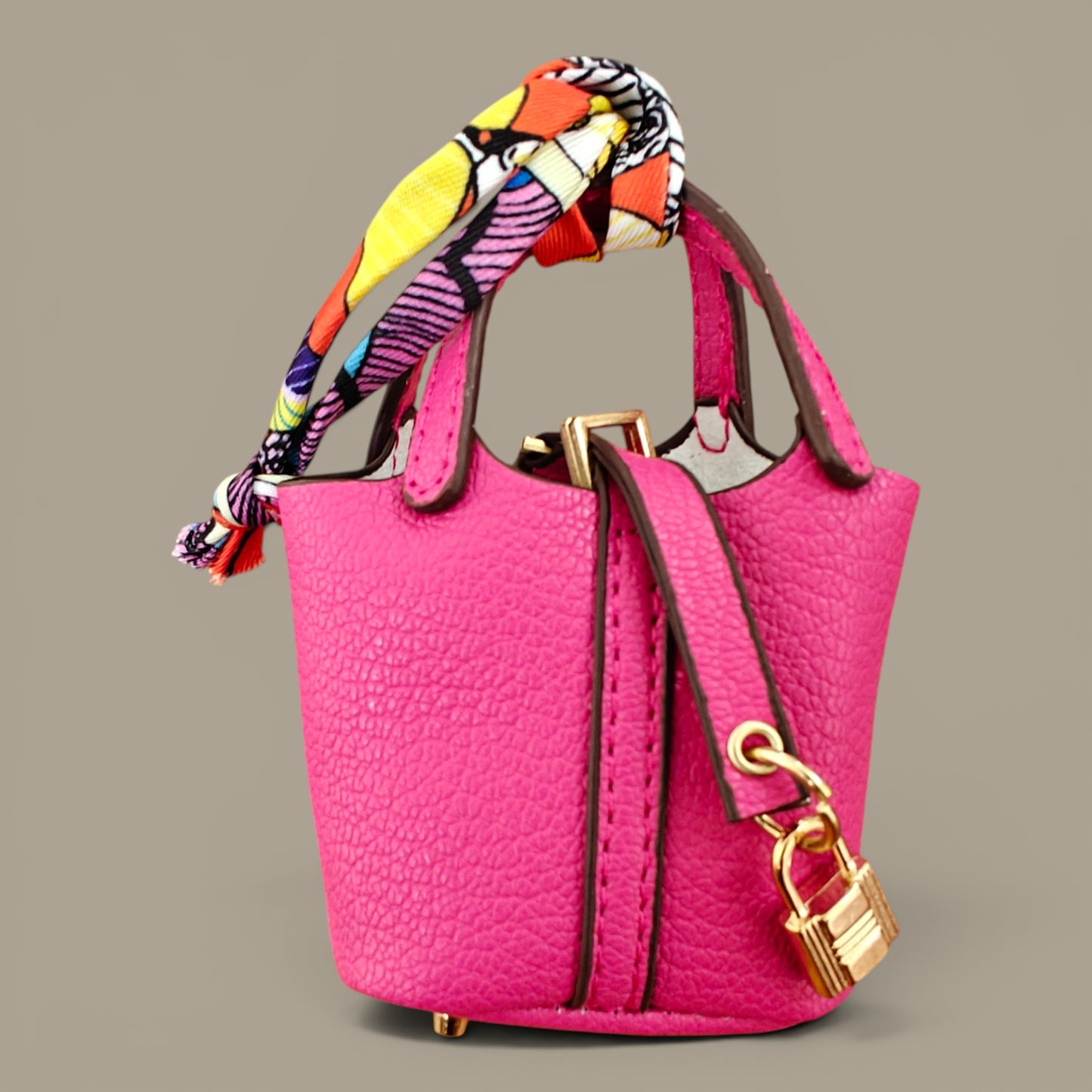 KIU Luxury Mini Lock Bag Charm