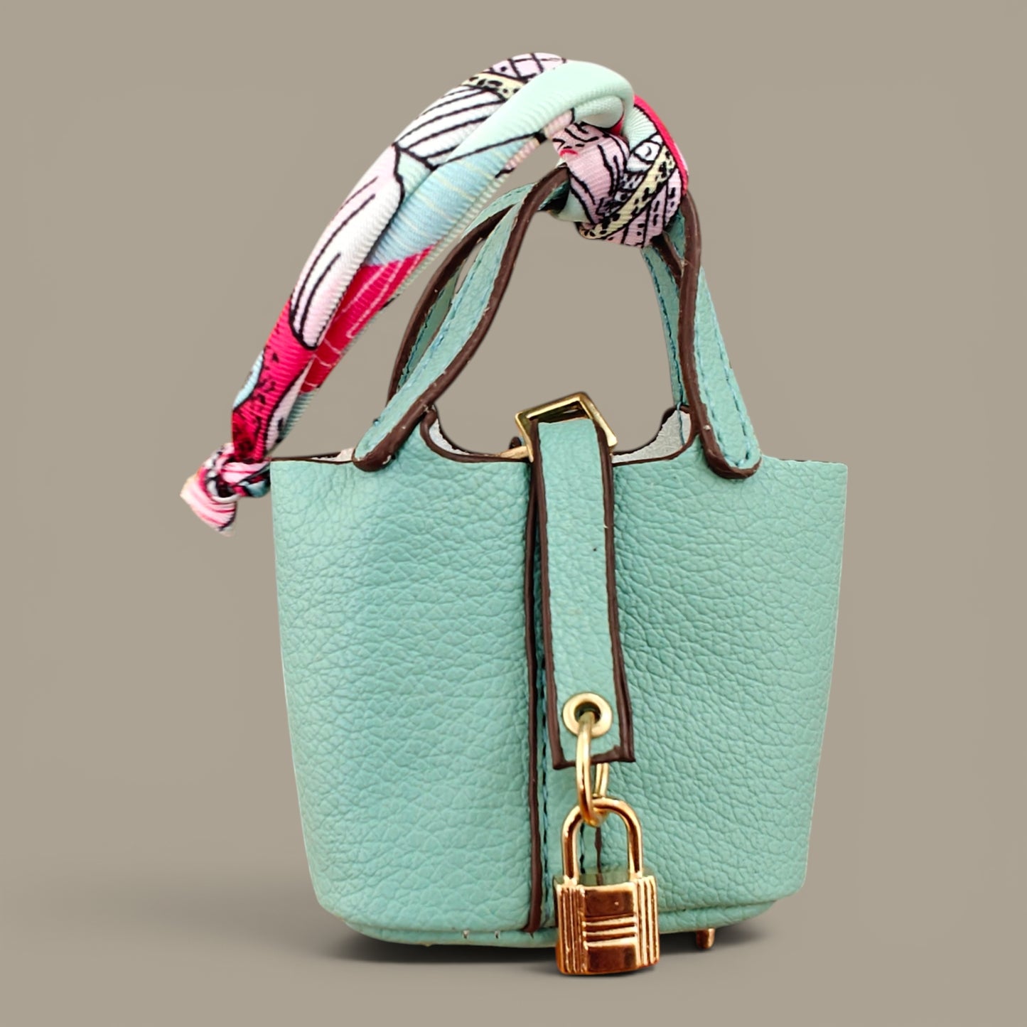 KIU Luxury Mini Lock Bag Charm