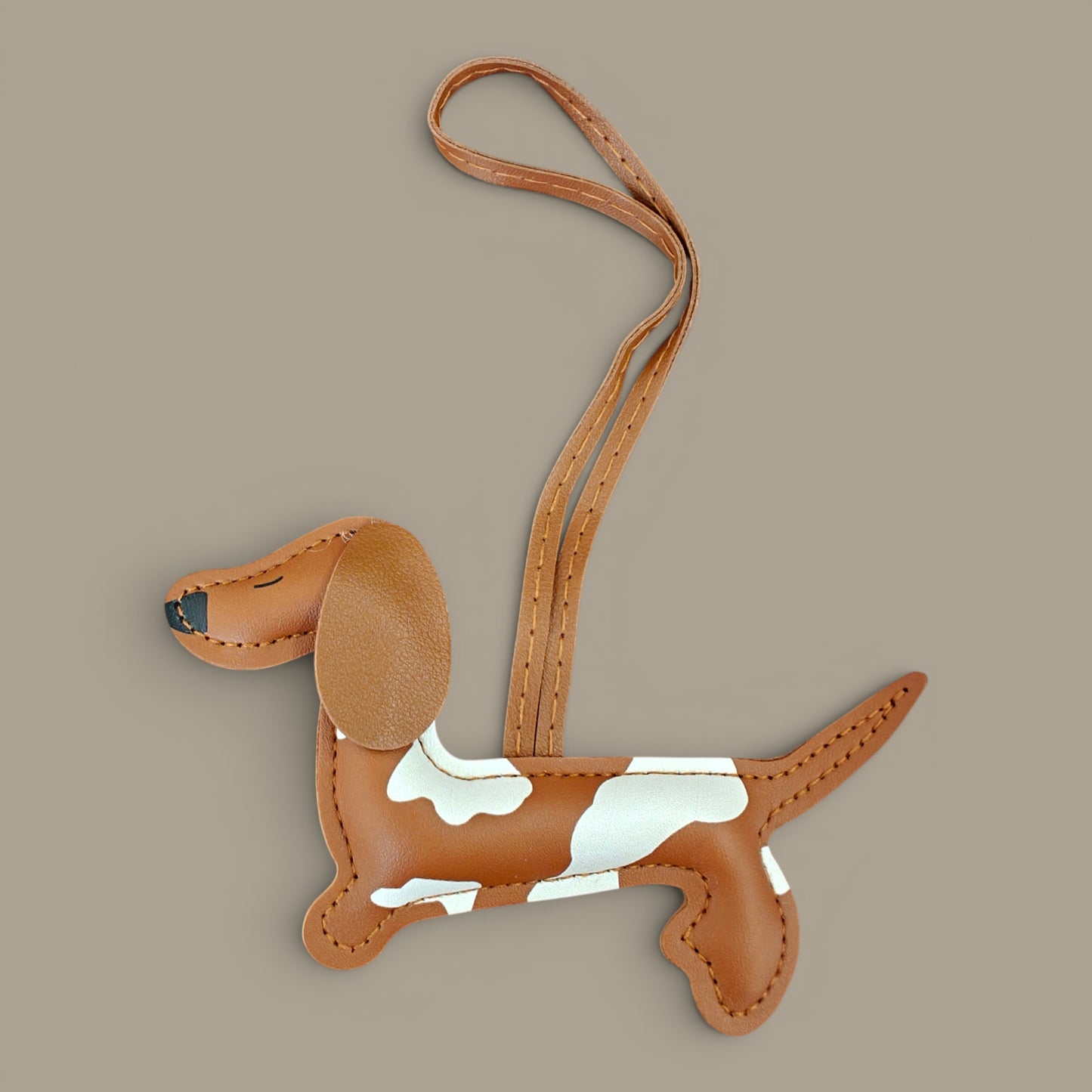 KIU Spotted Dachshund Dog Bag Charm