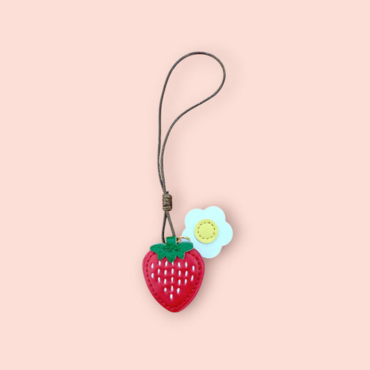 KIU Strawberry Bag Charm