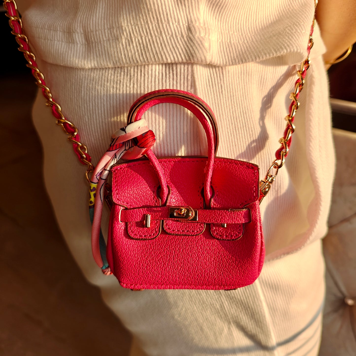 Luxury Mini Crossbody Bag Charm
